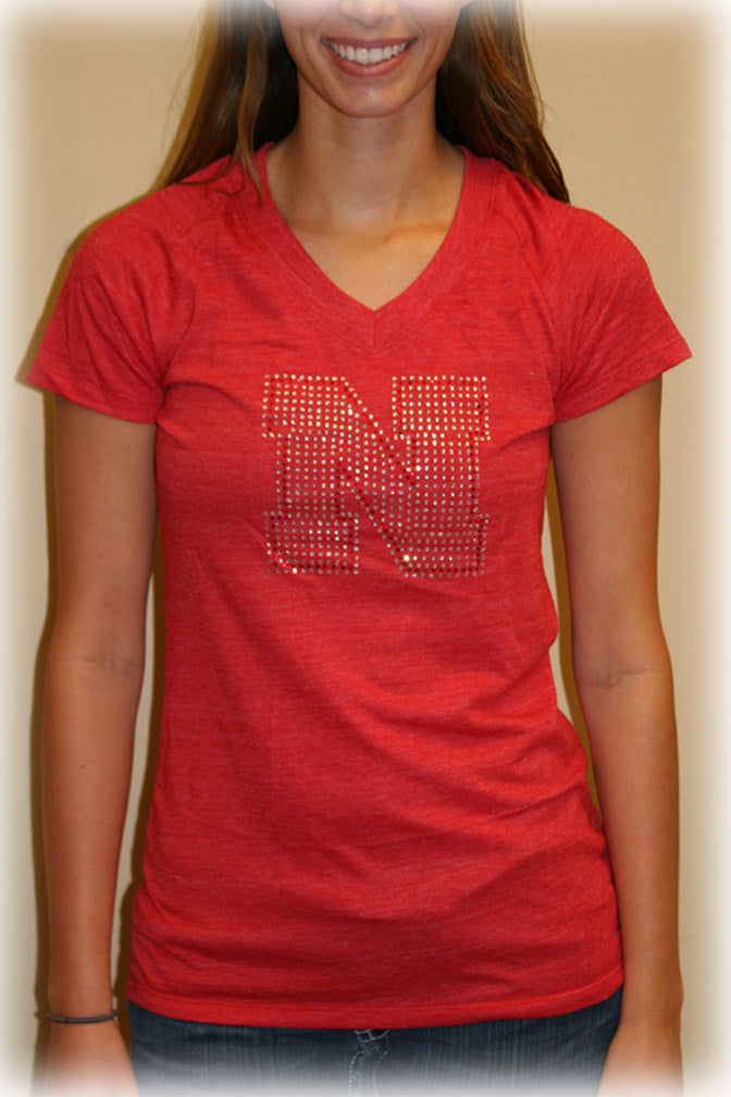 Adidas Red Bling "N"