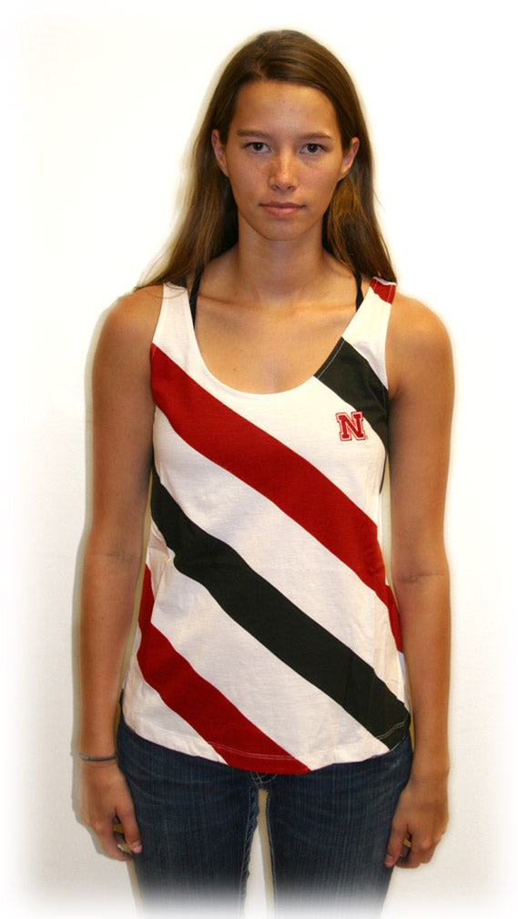 Diagonal Striped Tank