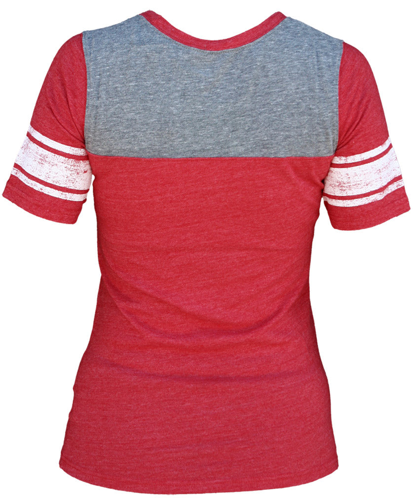 Adidas Red Women's Sports Tee