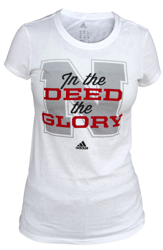 Adidas White Deed & Glory Women's Tee