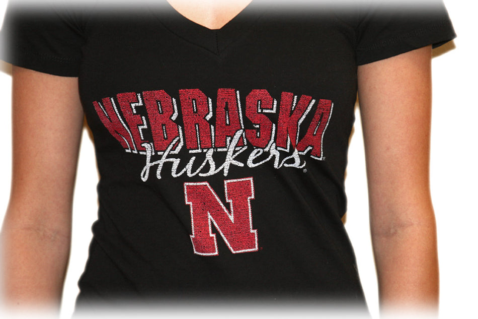 Black Vneck Nebraska Huskers New Agenda