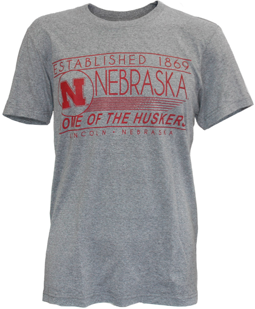 Home of the Huskers TriBlend  Granite Tee