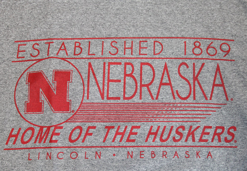 Home of the Huskers TriBlend  Granite Tee