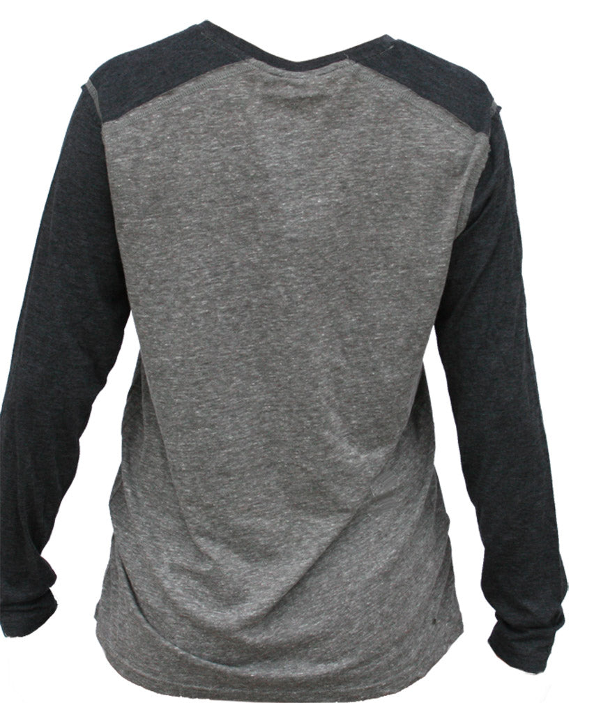 Charcoal U of N Huskers Long Sleeve Shirt