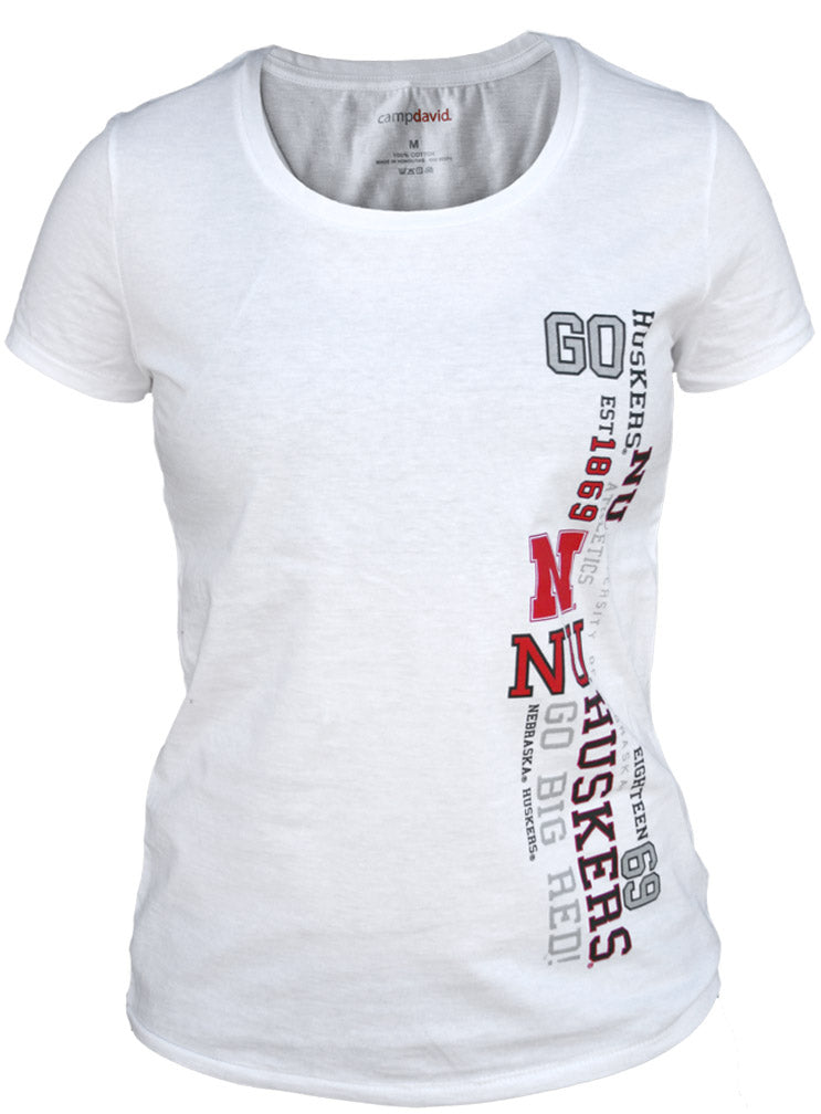 Women's White Scoop T-Shirt