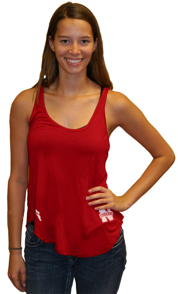 Women's Red Crossback Tank