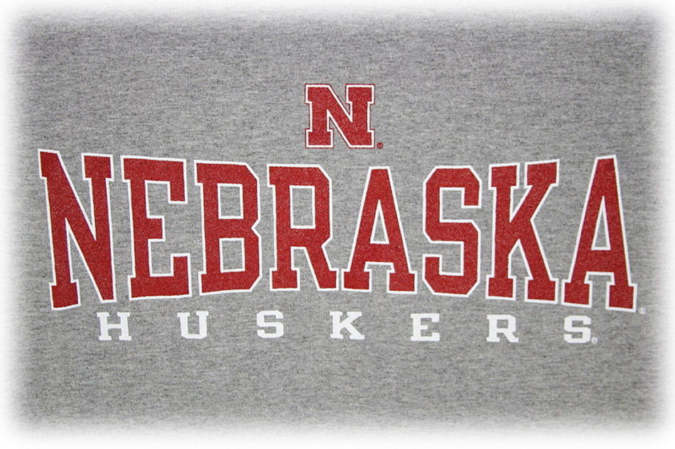 Grey Russell Nebraksa Huskers T-Shirt