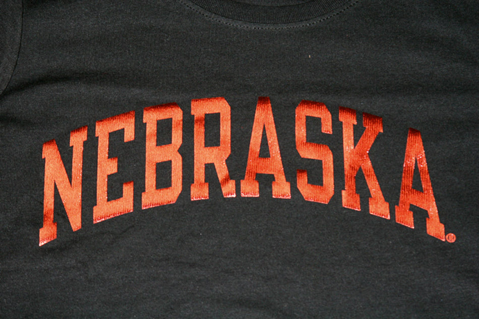 Red Foil Black Russell Tee