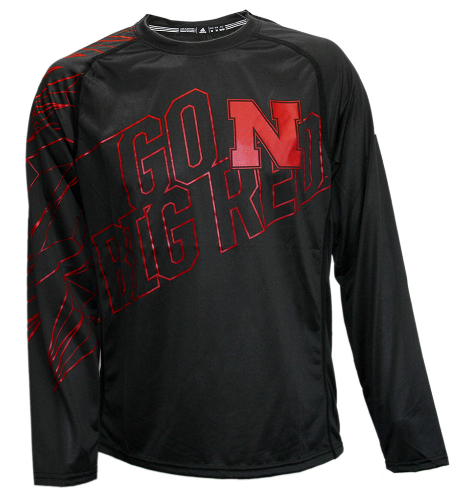 Adidas L/S Blackshirts Volume Climalite Jersey Tee