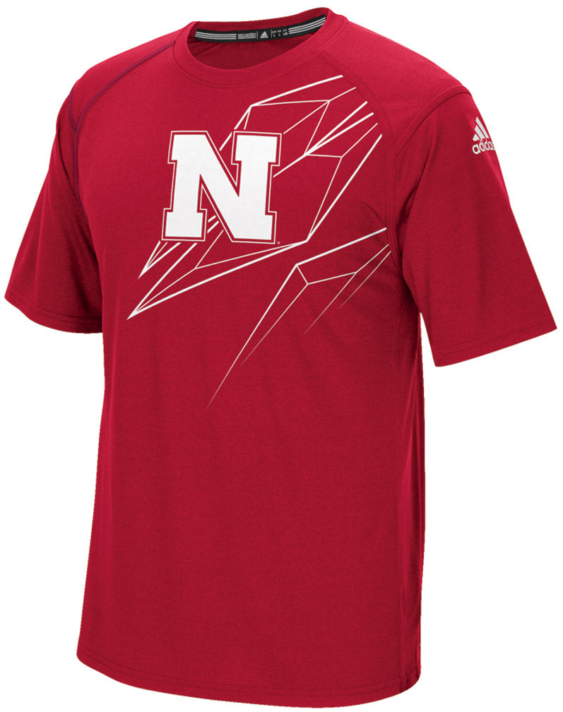 Adidas Iron N Volume Climalite Jersey Tee - Red