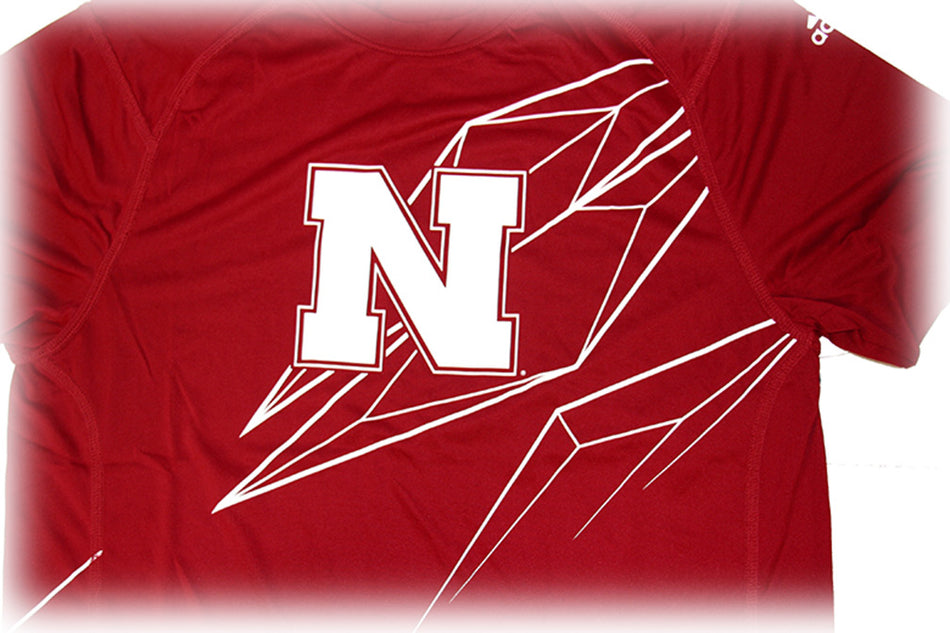 Adidas Iron N Volume Climalite Jersey Tee - Red