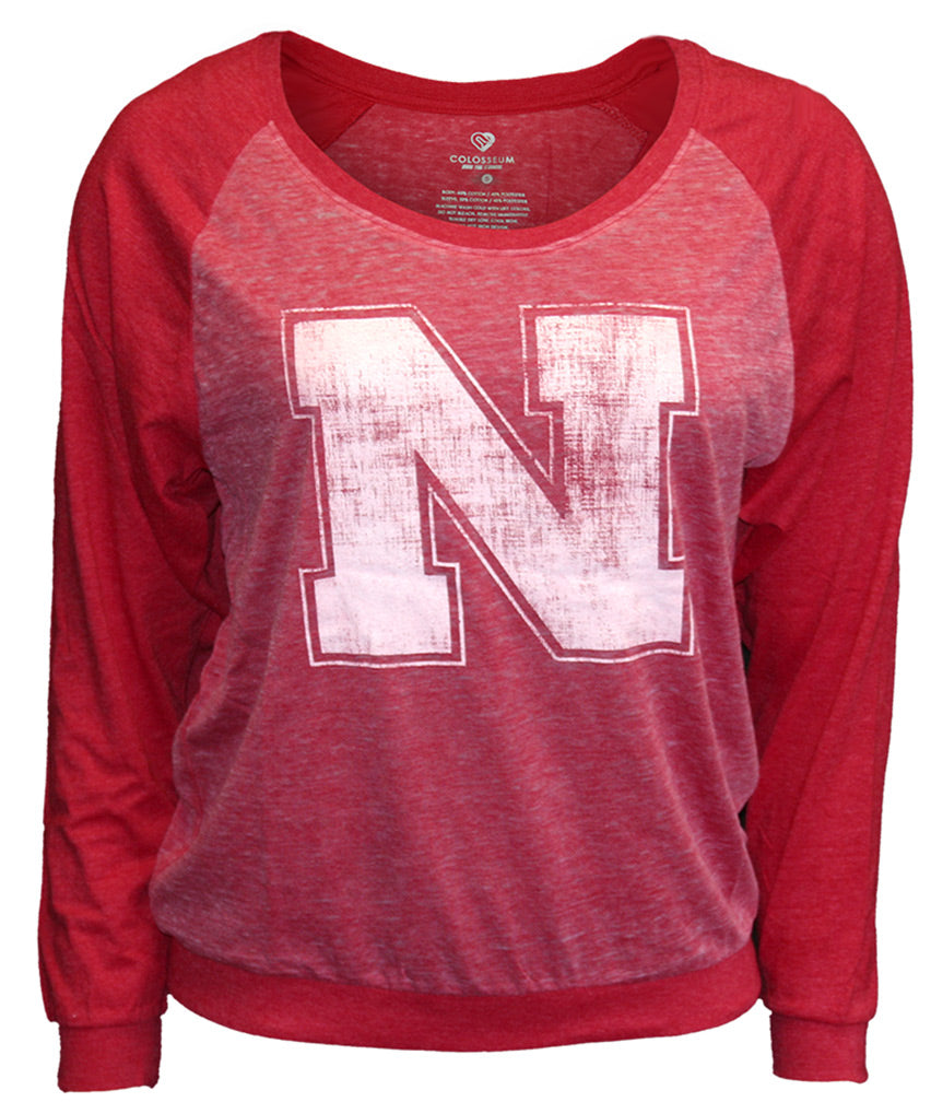 Husker Red Gemini Long Sleeve Banded Tee