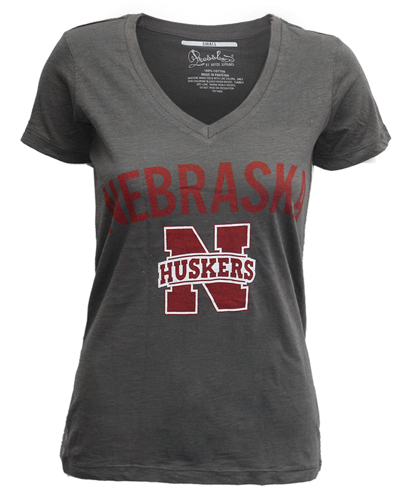 Arched Nebraska VNeck Tee