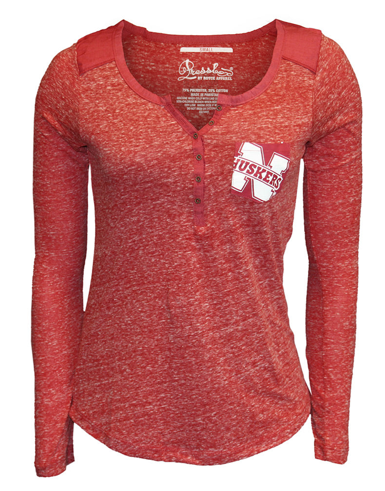 N Nebraska Henley Gwen Lace