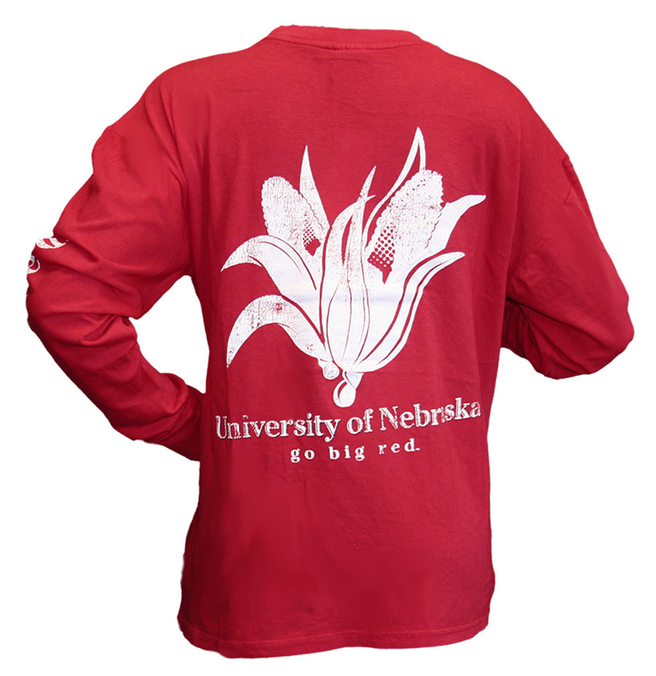 University of Nebraska Go Big Red LS Silhouette Tee