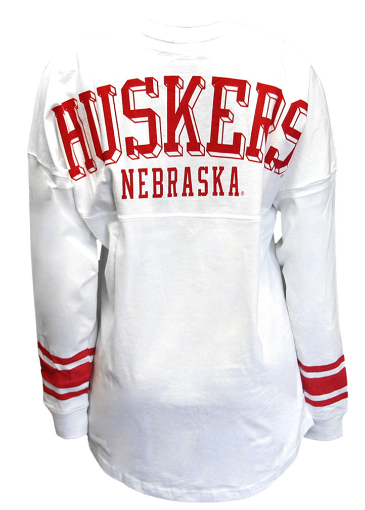 Go Big Red Nebraska Semi Pro LS Tee
