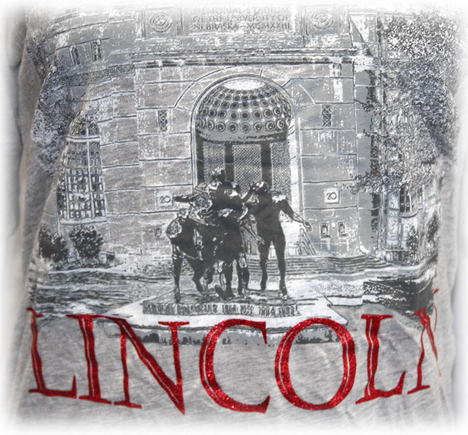 Memorial Stadium Lincoln Landmark Tee