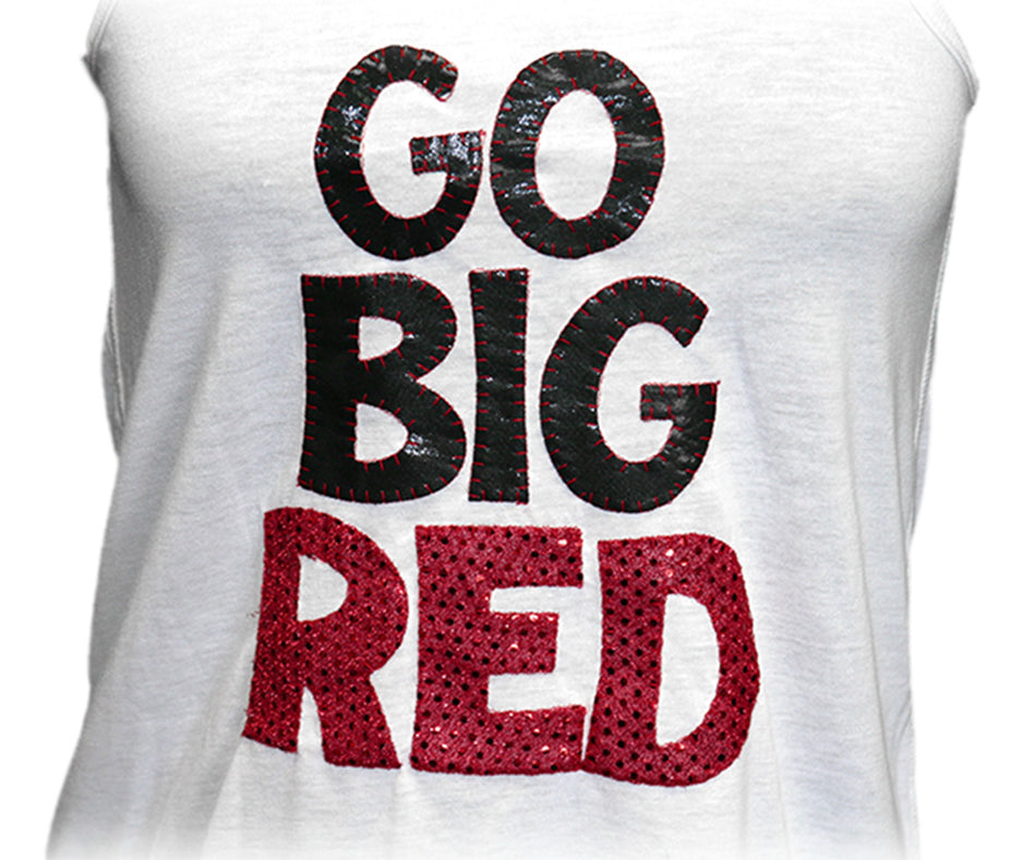 Go Big Red Racerback Pixi Tank