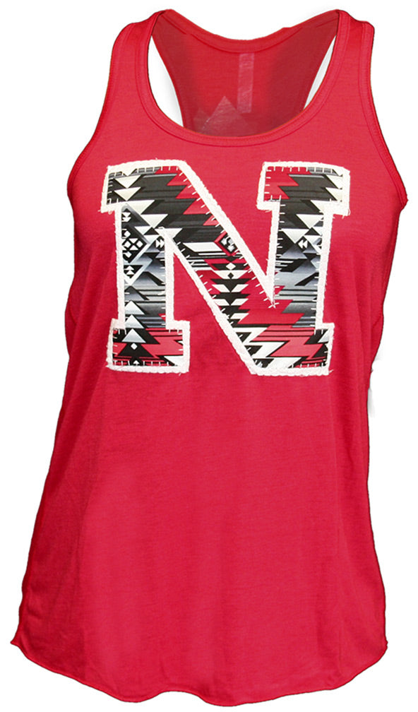 Aztec Nebraska N Racerback Pixi Tank