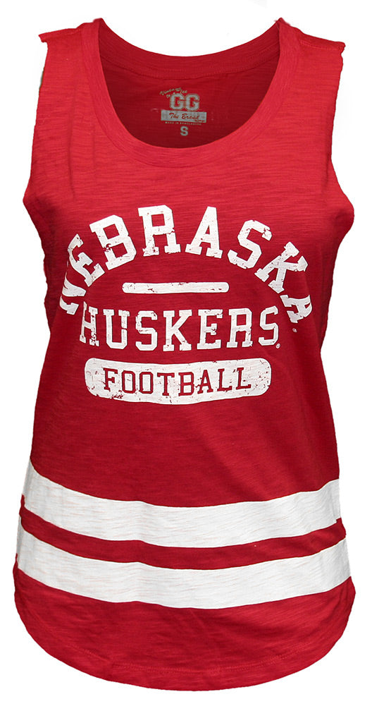 Lady Nebraska Huskers Cutoff Tank