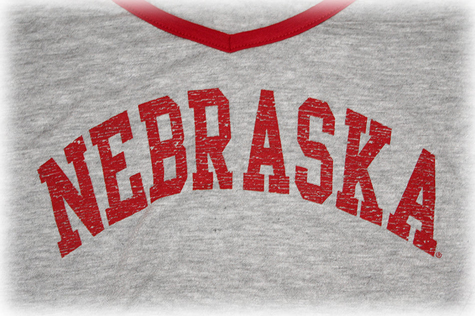 Womens Longsleeve Nebraska Raglan