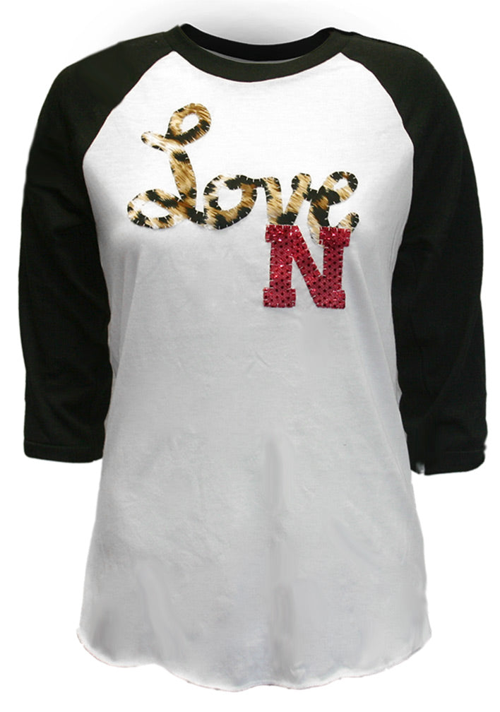 Love Nebraska Pixi Raglan