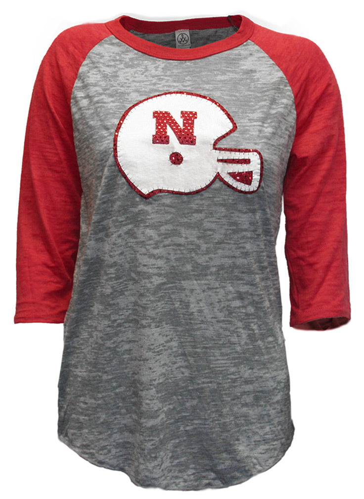 Husker Helmet Pixi Raglan