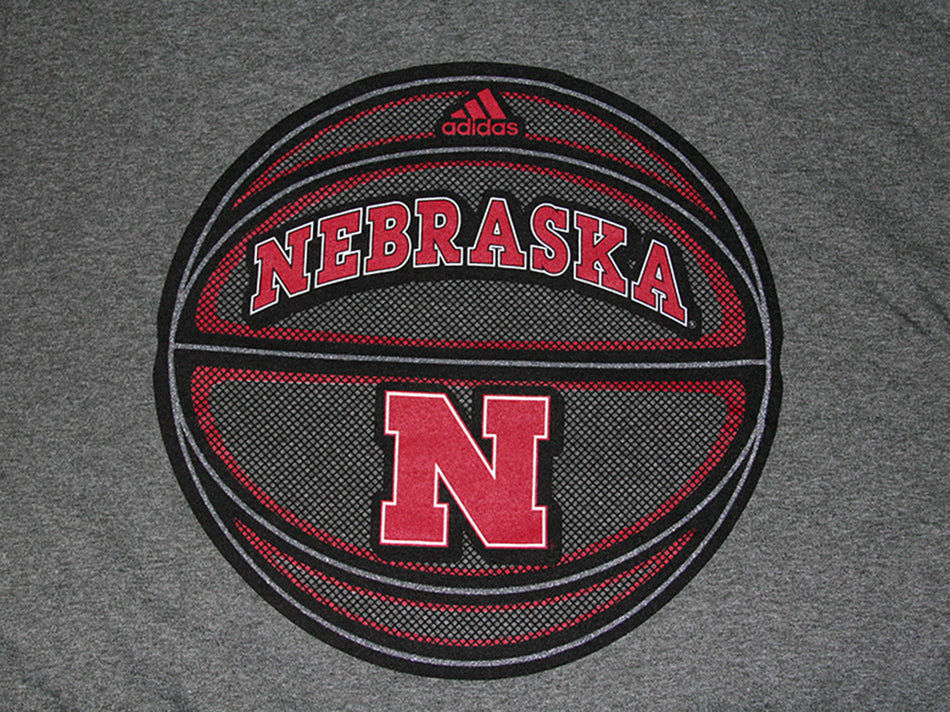 Adidas Nebraska Basketball Graphic Go To Tee
