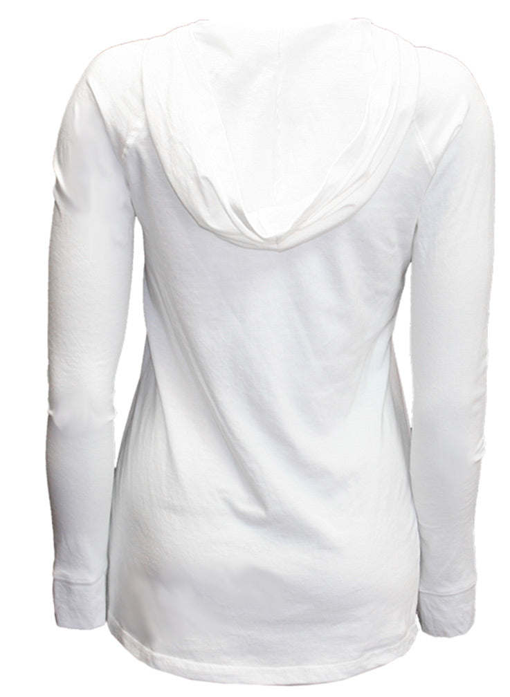 Adidas Nebraska Huskers Iron N Ladies Hooded Tee