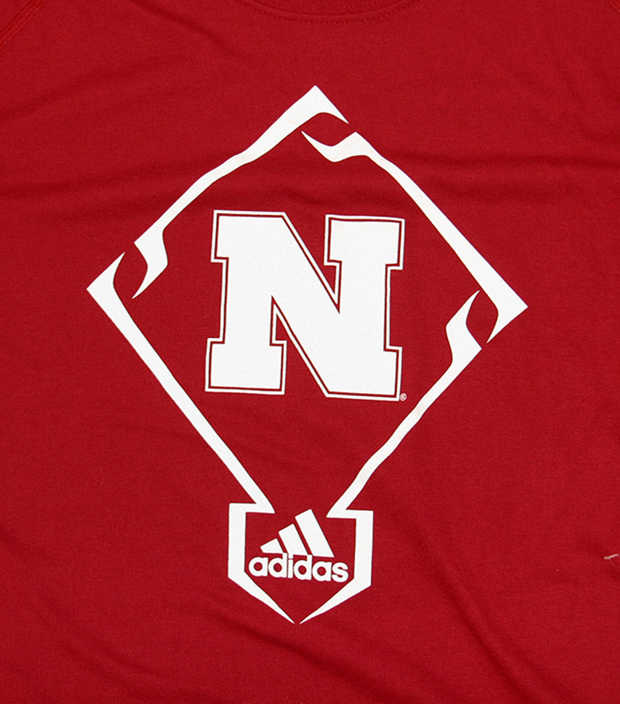 Adidas Nebraska N Baseball Diamond Tee