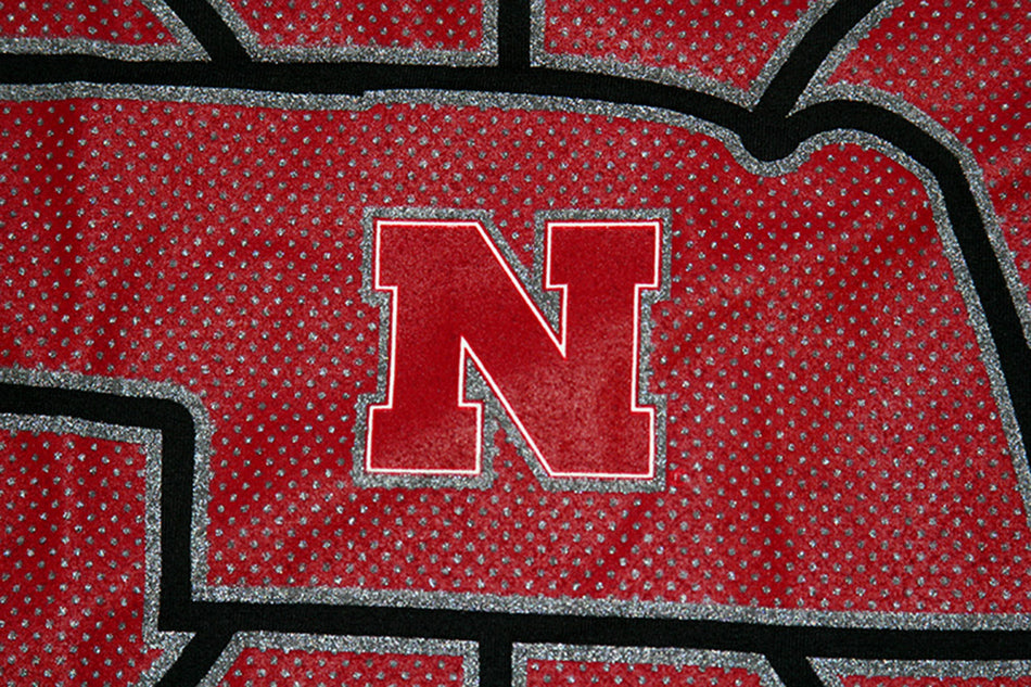 Adidas BLK Nebraska State Basketball Tee