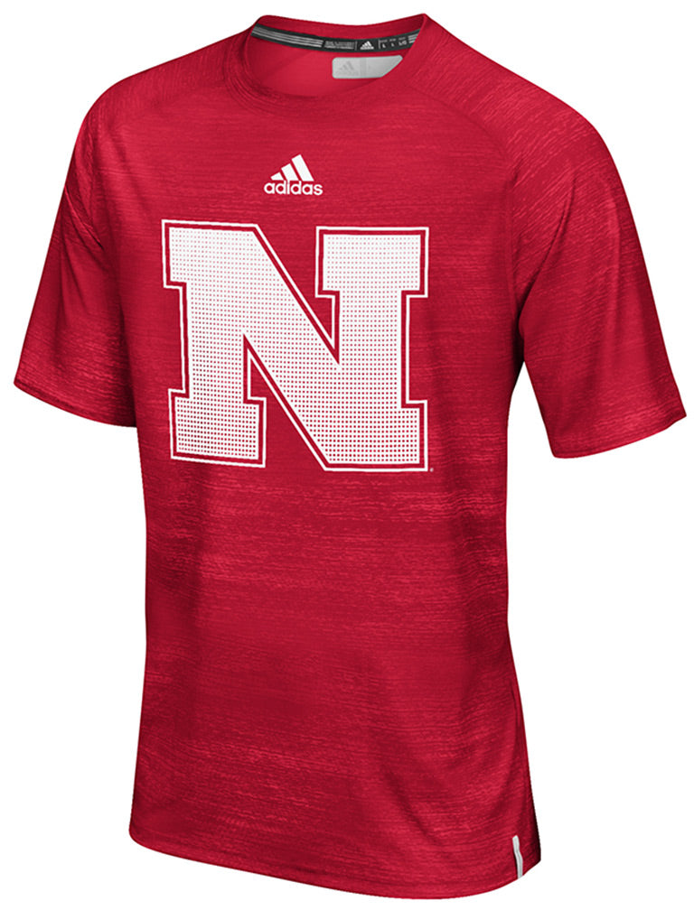 Adidas Huskers Sideline Training Red Tee
