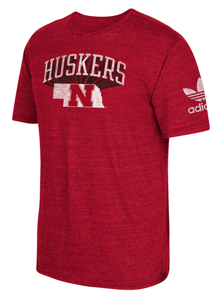 Adidas Huskers Location Triblend Tee