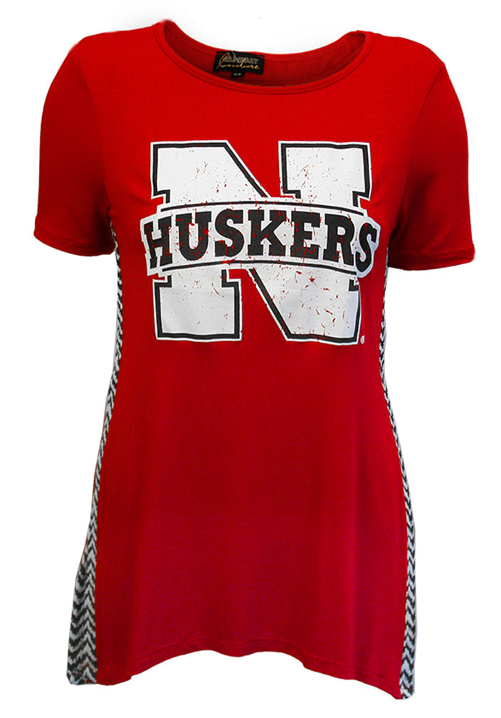 Husker N Ladies Side Split Tee