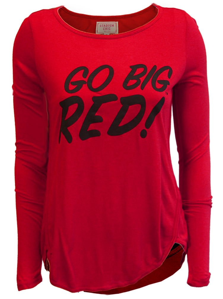 Go Big Red LS Top