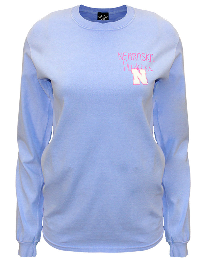 Chevron Nebraska South Beach Tee