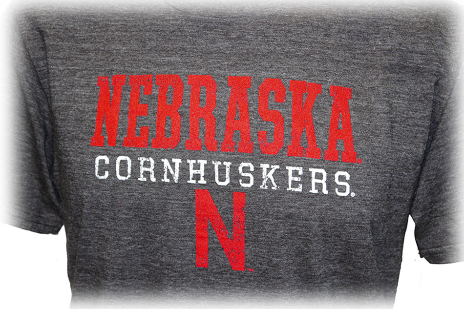Nebraska Cornhuskers Skinny N Tri Blend Tee