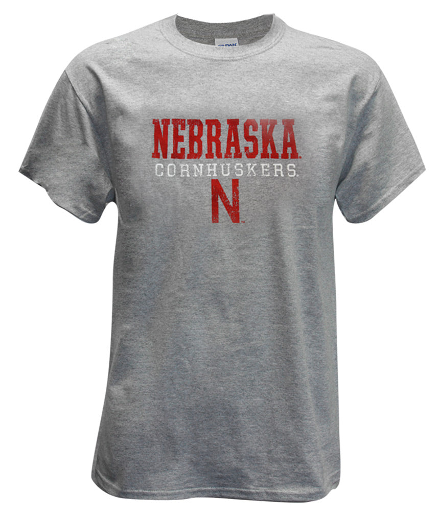 Nebraska Cornhuskers Skinny N Heather Tee
