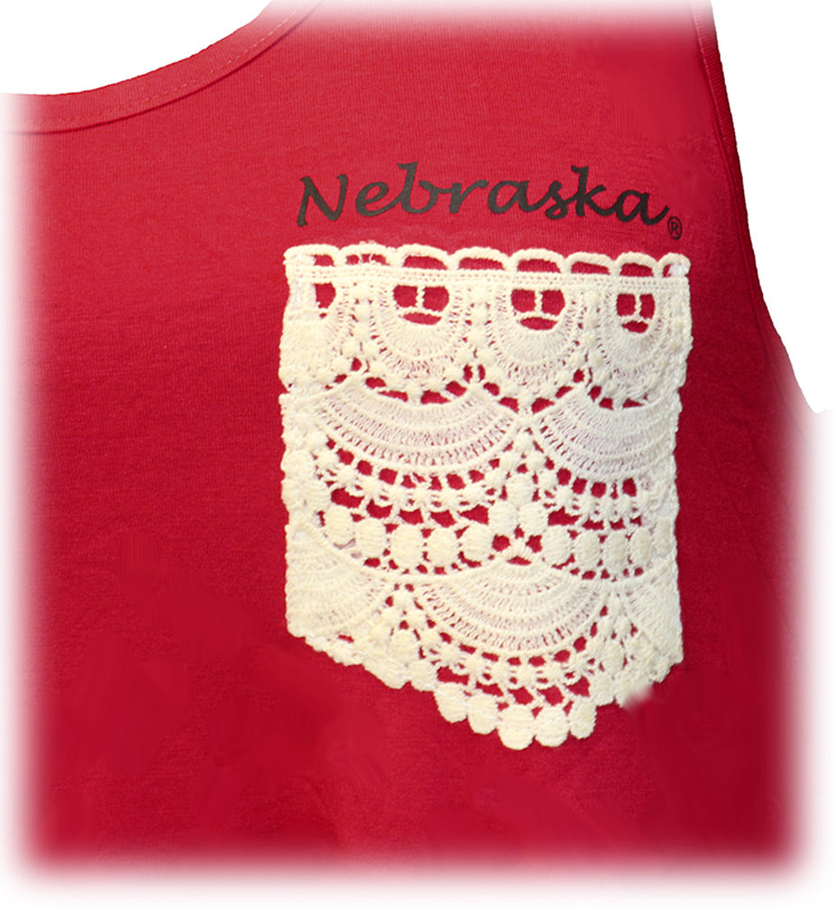 Shark Bite Flowy Nebraska Tank Top