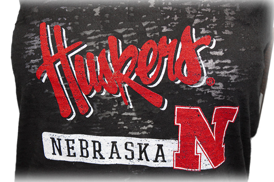 Ladies Nebraska Huskers Burnout