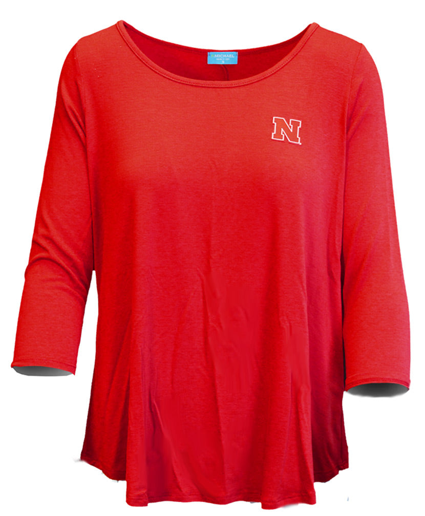 Ladies Hi Lo Nebraska Top