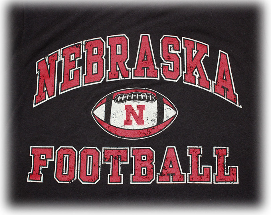 Nebraska Football Heathered Tee
