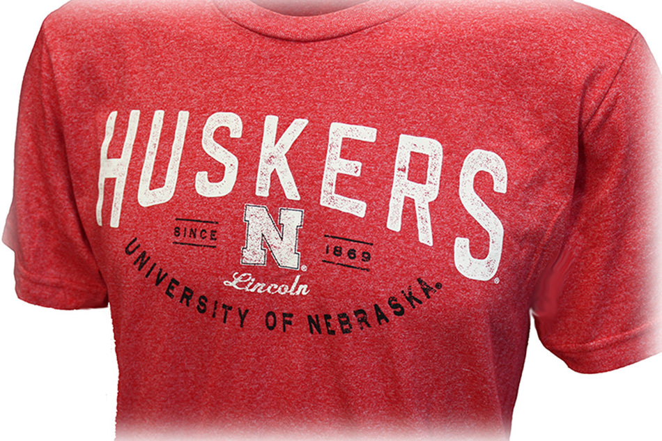 University of Nebraska Huskers Distressed Tee