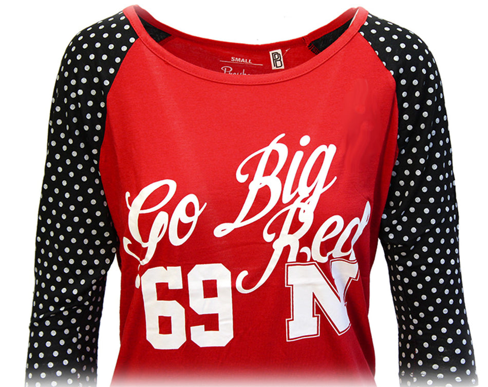 Go Big Red Polka Dot Tee