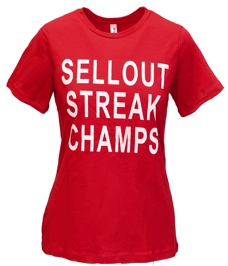 Sellout Streak Champs Tee