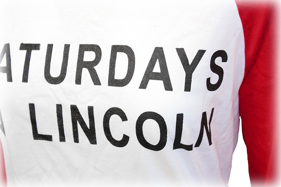 Ash Saturdays in Lincoln Raglan Tee