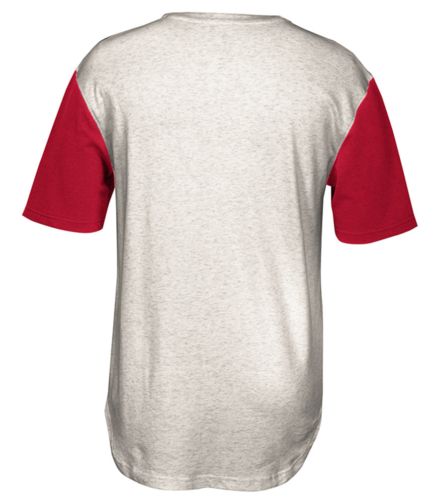 Adidas Raglan Husker Script Herbie Cream Tee