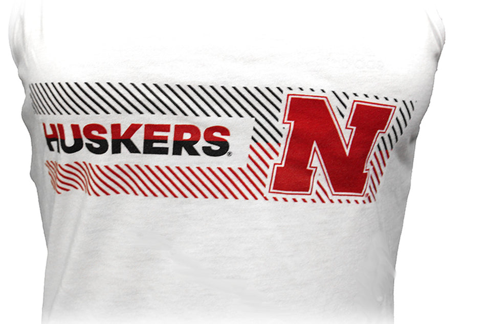 Adidas Ultimate Colorblocked Huskers Babe Tank