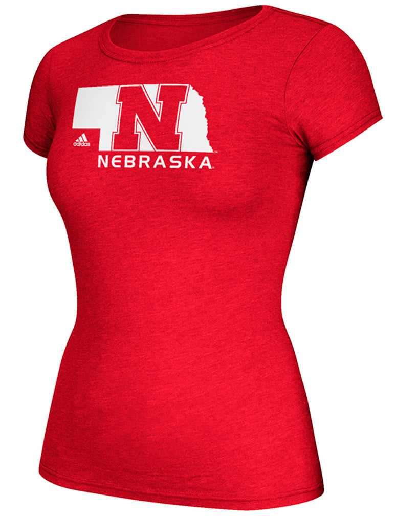 Adidas Nebraska State Better-Half VNeck