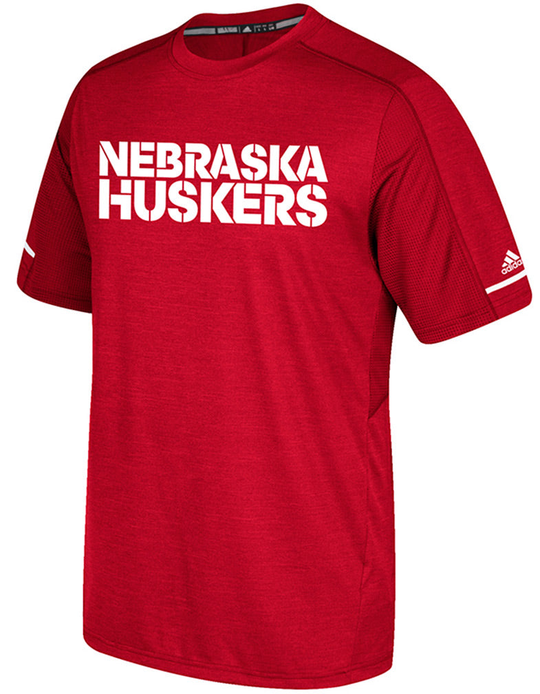 Adidas Nebraska Huskers Sideline Performance Tee